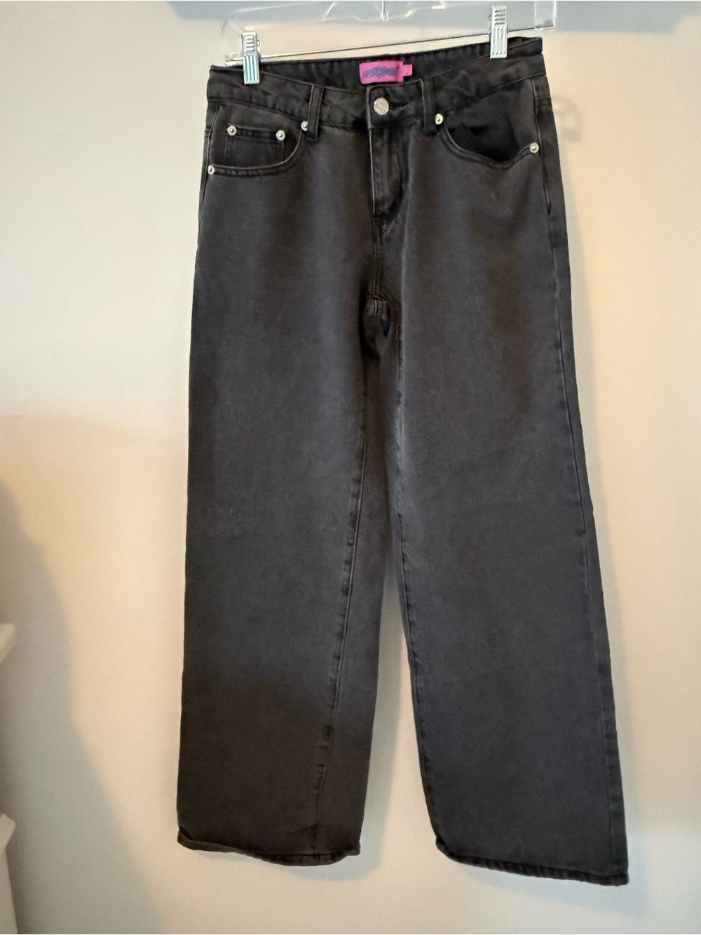 Edikted Black Straight Jeans